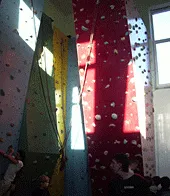 Баннер компании Скалодром на ул. Бурдейного 23