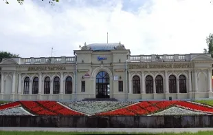 Баннер компании Детская железная дорога им. К. С. Заслонова