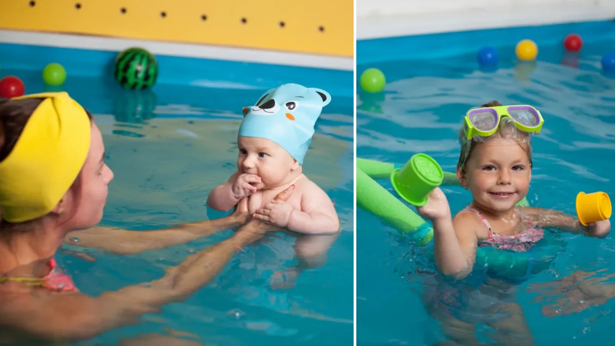 9 школ по обучению плаванию детей в Минске