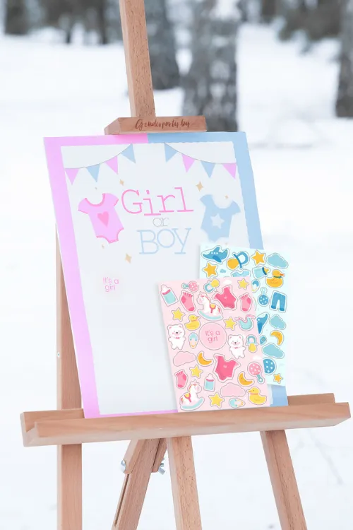 Ждёшь малыша? Узнай пол весело! Гендер-пати  с GenderParty.by