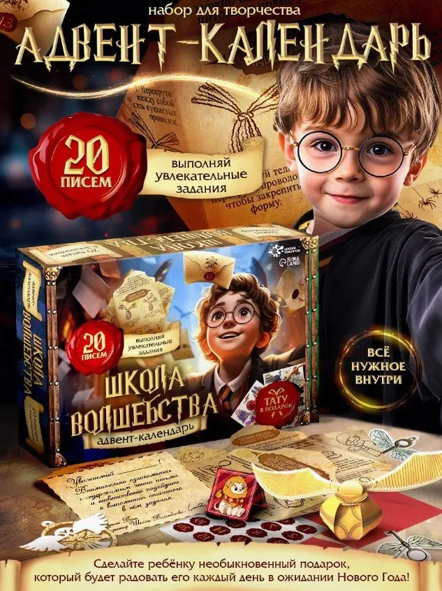 8 увлекательных адвент-календарей для детей, которые мы нашли на Wildberries