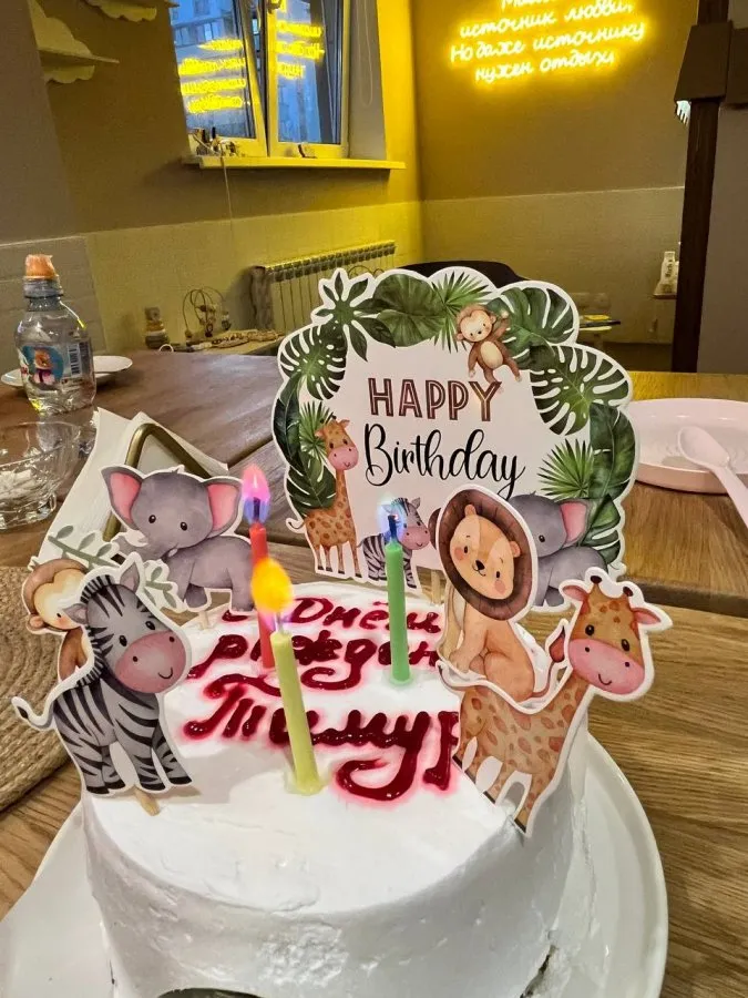День рождения в кафе 