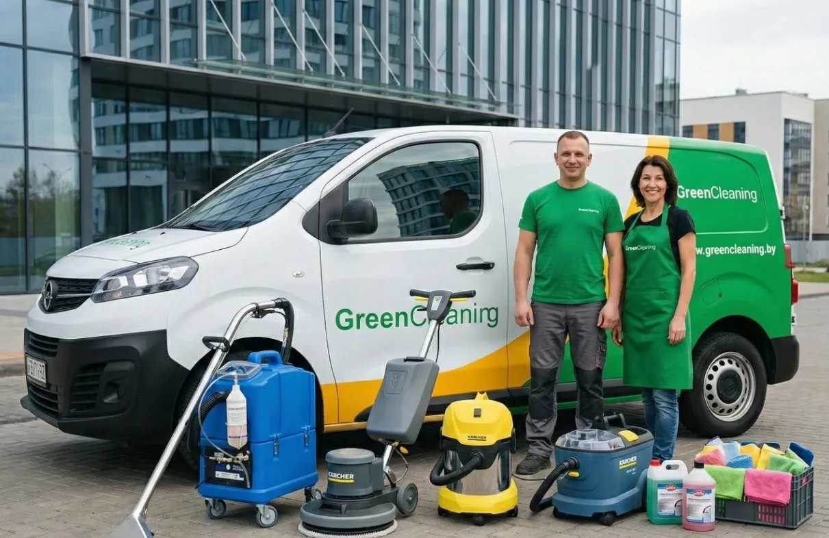 1. Клининговая компания GreenCleaning