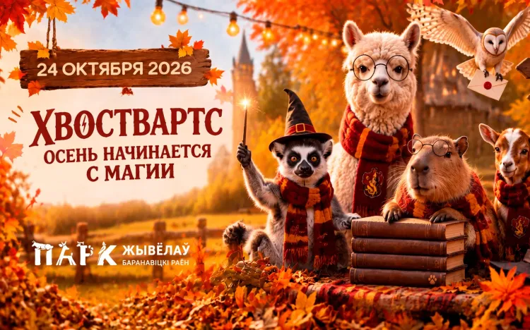 24 октября Парк животных превратится в настоящую школу волшебства! 🧙‍♂️