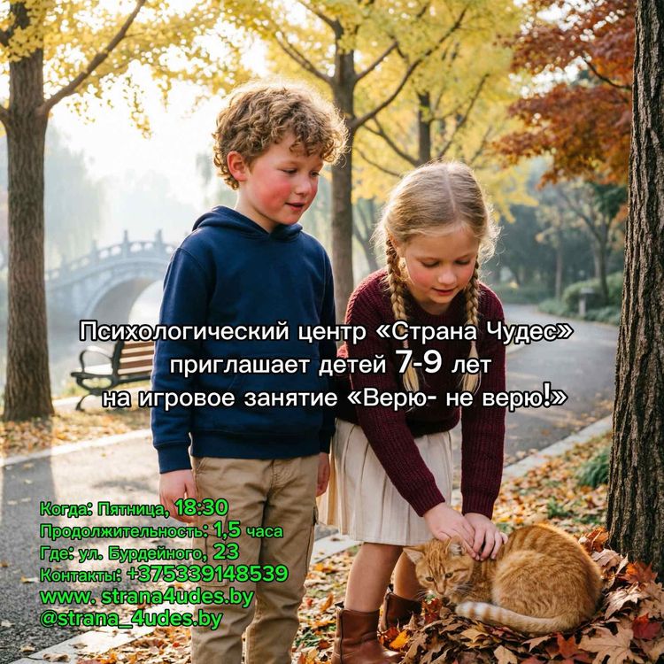 Игровое занятие "Верю-не верю"
