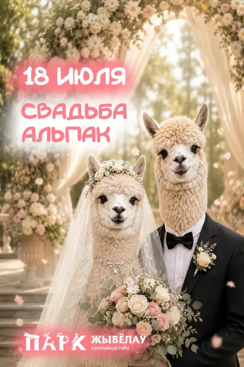 Свадьба альпак в Парке Животных💍- 18 июля