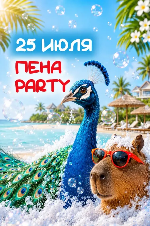 Пена Party в Парке Животных 🫧🎉