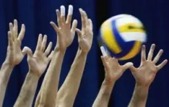 Логотип СДЮШОР профсоюзов по волейболу и лёгкой атлетике