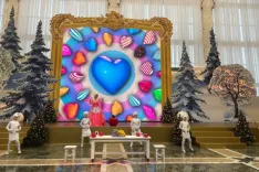 "Новогодние приключения" для детей из Беларуси, России и Литвы во Дворце Независимости