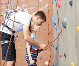 Акция на семейное посещение скалодрома