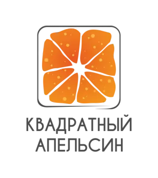 Логотип Тренинговый центр Квадратный апельсин