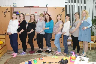 Баннер компании Тренинговый центр "Скоро Мама"