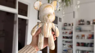 Мастер-класс по "Флюид-арт Bearbrick" в Арт-студии "Минский колорит"