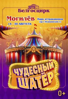 Цирк-шапито Белгосцирка «Чудесный шатёр» в Могилёве