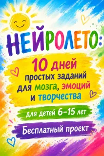 🌞 НЕЙРОЛЕТО: 10 дней для мозга, эмоций и творчества