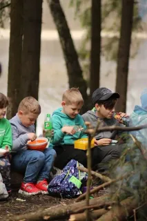 Детский однодневный поход с тиром "Monkey race"